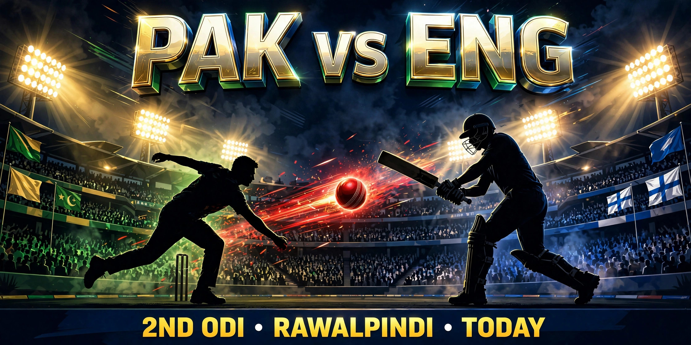 Pakistan vs England 2nd ODI in Rawalpindi — preview banner