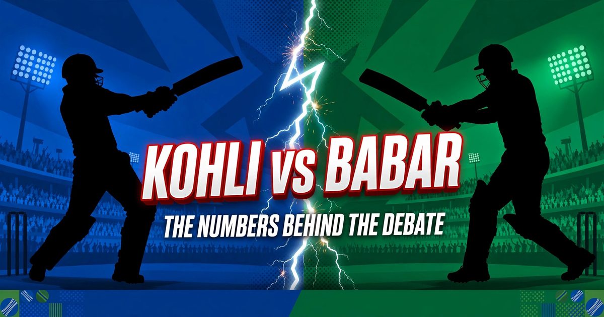 Virat Kohli vs Babar Azam — the statistical face-off